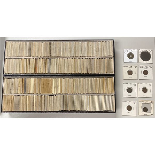 WORLDWIDE: LOT of 575 coins