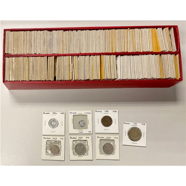WORLDWIDE: LOT of 570 coins