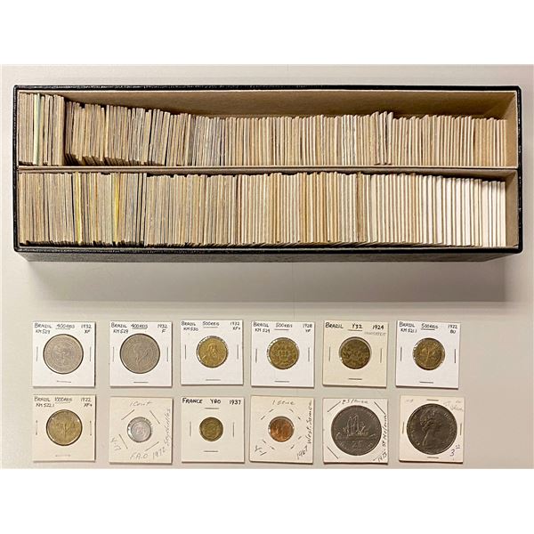 WORLDWIDE: LOT of 285 coins
