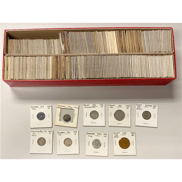 WORLDWIDE: LOT of 280 coins