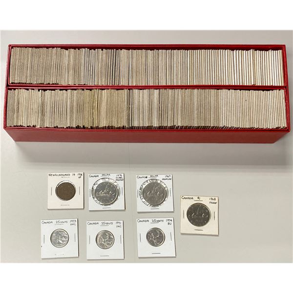 WORLDWIDE: LOT of 275 coins and tokens