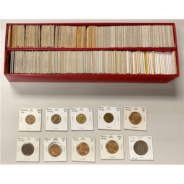 WORLDWIDE: LOT of 270 coins