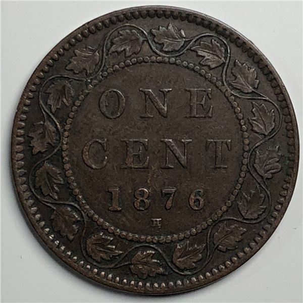 Canadian Large Cent 1876