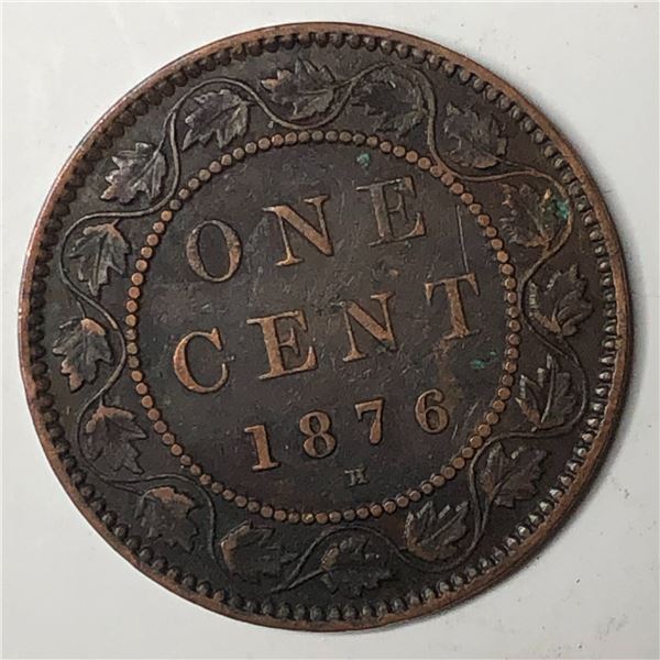 Canadian Large Cent 1876