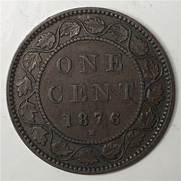 Canadian Large Cent 1876