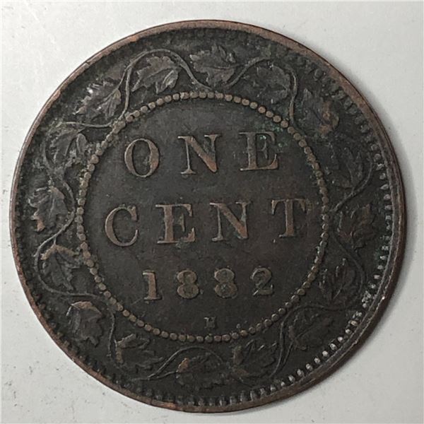 Canadian Large Cent 1882 VF