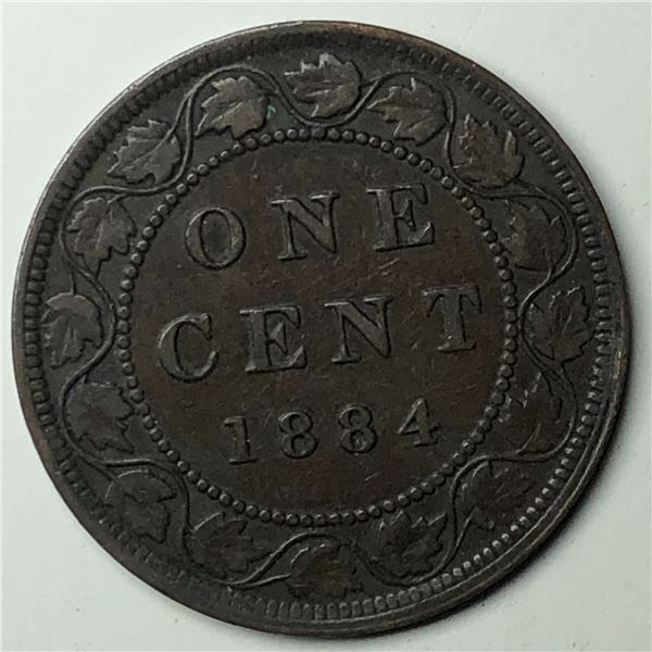 Canadian Large Cent 1884 VF