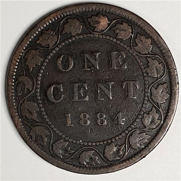 Canadian Large Cent 1884 VG