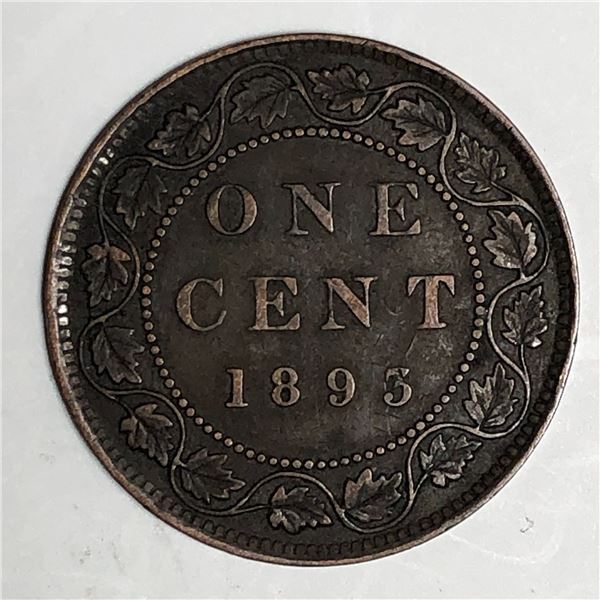 Canadian Large Cent 1893 VF +