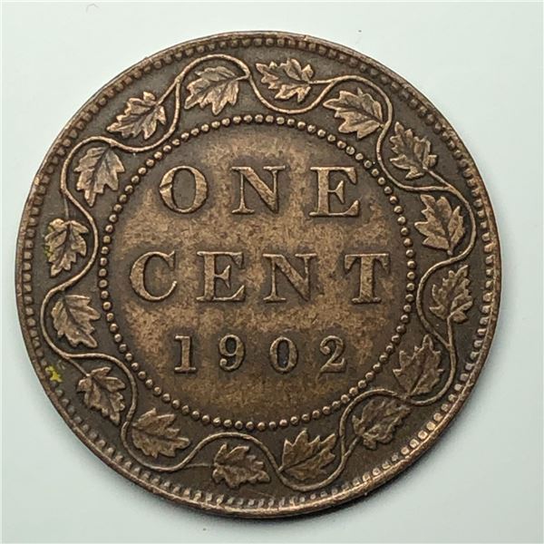 Canadian Large Cent 1902 EF