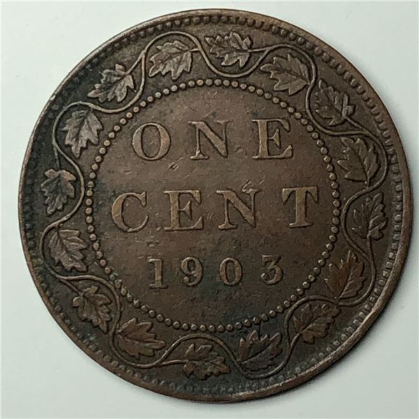 Canadian Large Cent 1903 EF