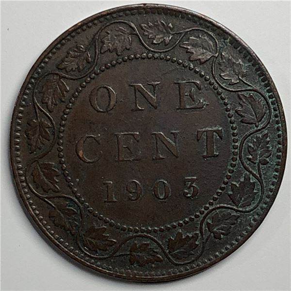 Canadian Large Cent 1903 EF