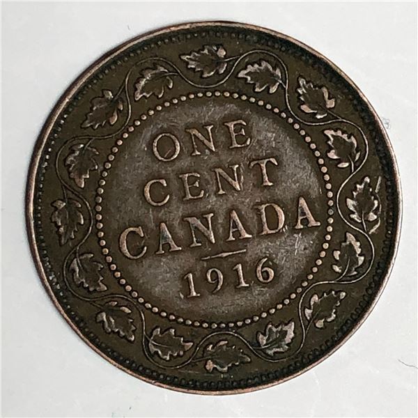 Canadian Large Cent 1916