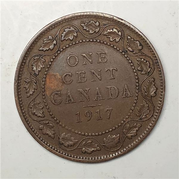 Canadian Large Cent 1917