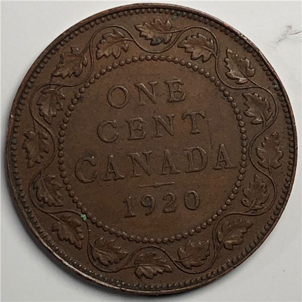 Canadian Large Cent 1920