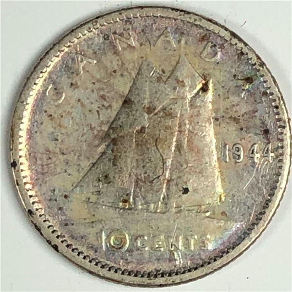 Canadian .10 Cent Dime 1944