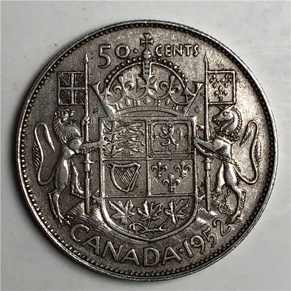 1952 King George VI 50 Cents