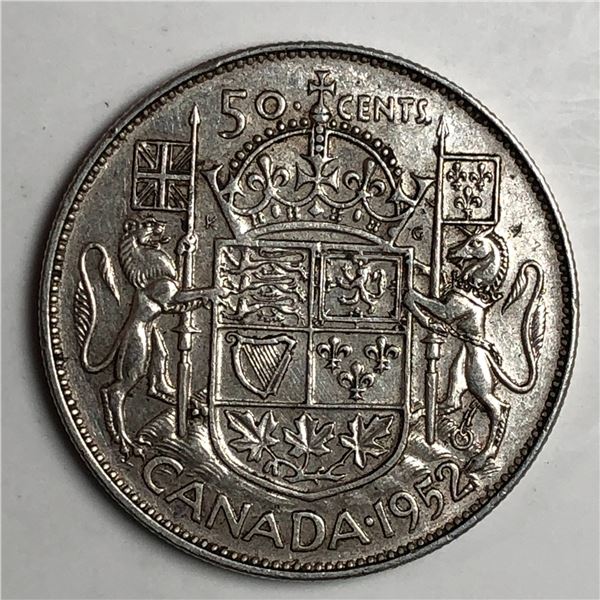 1952 King George VI 50 Cents