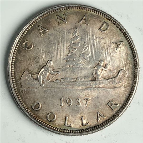 1937 King George VI Canadian Silver Dollar