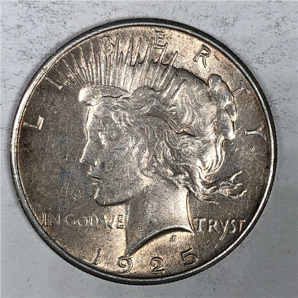 1925  US Peace Dollar AU-UNC