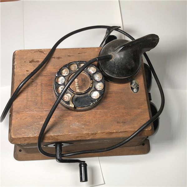 Late 1800 Early 1900 Vintage Telephone for Parts