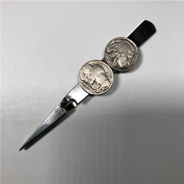 Vintage Buffalo Nickel Hobby Tweezers