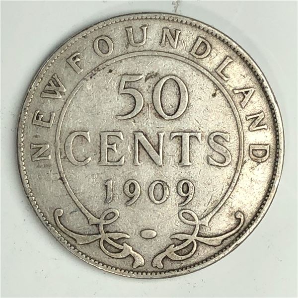 Newfoundland .50 cents 1909