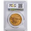 Image 2 : 1923 $20 Double Eagle Gold Coin PCGS MS63
