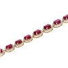 Image 2 : 29.03 ctw Ruby and 5.15 ctw Diamond 14K Yellow Gold Necklace