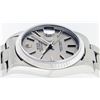 Image 9 : Rolex Mens Stainless Steel Quickset Gray Index White Gold Fluted Bezel Oyster Ba
