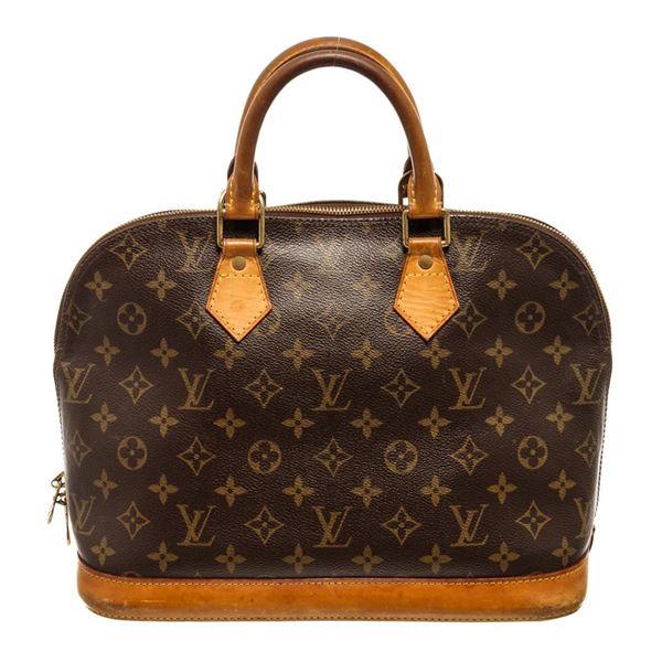 Louis Vuitton Alma PM Tote Brown Monogram Coated Canvas