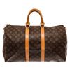 Image 1 : Louis Vuitton Brown Monogram Canvas Keepall 45 Travel Bag