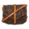 Image 1 : Louis Vuitton Saumur 35 Crossbody Brown Monogram Coated Canvas