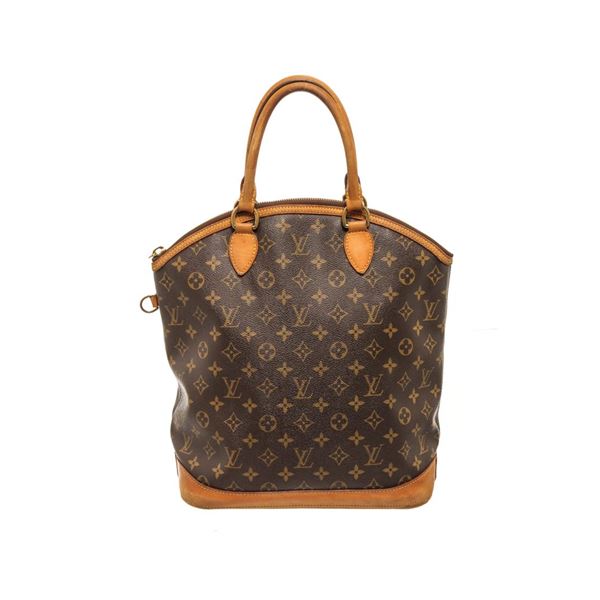 Louis Vuitton Lockit Tote Brown Monogram Coated Canvas