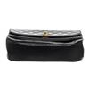 Image 4 : Chanel Round Flap Shoulder Bag Black Lambskin
