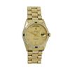 Image 2 : Rolex Mens Quickset 18K Yellow Gold Factory Champagne Diamond Dial Day Date Pres