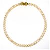 Image 3 : Vintage Multi Strand 4 to 4.5mm Barrel Pearl Necklace 14K Yellow Gold Clasp