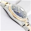 Image 3 : Rolex Mens 2T Blue Diamond Dial Datejust Oyster Band Watch 36MM