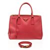 Prada Pink Saffiano Leather Galleria Shoulder Bag