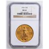 Image 1 : 1924 $20 Double Eagle Gold Coin NGC MS63