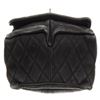 Image 4 : Chanel Flap Bag Single flap shoulder Black Leather