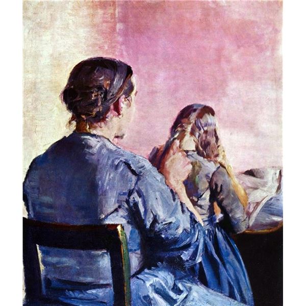 Krohg - Braiding Hair