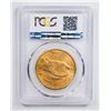 Image 2 : 1908 $20 No Motto Double Eagle Gold Coin PCGS MS63