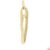 Image 3 : 14K Yellow Gold .30 ctw Diamond Open Tear Drop Infinity Loop Pendant 20" Box Cha