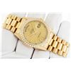 Image 3 : Rolex Mens 18K Yellow Gold Day Date President Champagne Index & Diamond Watch