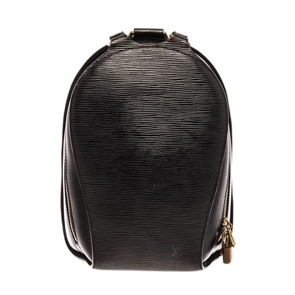 Louis Vuitton Black Epi Leather Mabillon Backpack