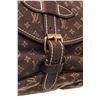 Image 6 : Louis Vuitton Brown Monogram Mini Lin Saumur 30 Ba