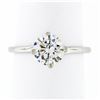 Image 2 : Jabel 18k White Gold GIA 1.02 ctw E SI2 Round Diamond Solitaire Engagement Ring