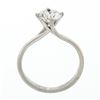 Image 9 : Jabel 18k White Gold GIA 1.02 ctw E SI2 Round Diamond Solitaire Engagement Ring