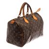 Image 1 : Louis Vuitton Brown Monogram Canvas Speedy 30 Satchel Bag